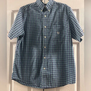 Chaps short sleeve shirt for men, size large